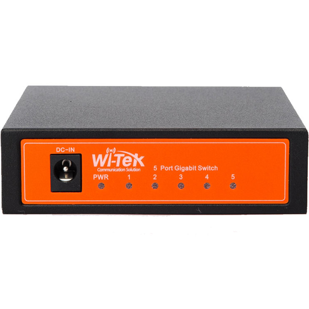 Witek Gigabit-Ethernet-Switch, 5 Ports, 250m, Desktop, Wandmontage-1