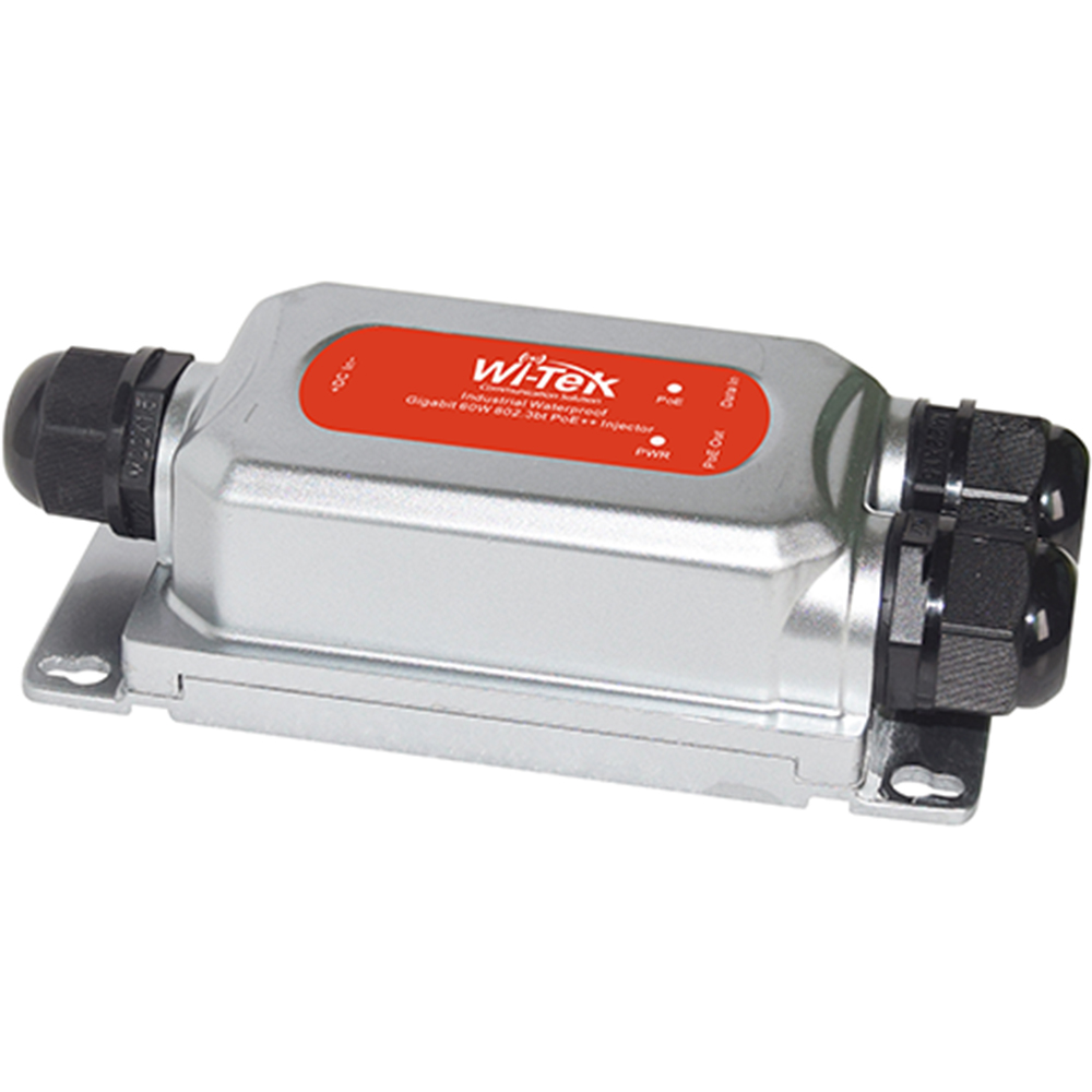 Witek PoE-Extender, 2 PoE out, 1 PoE in, Desktop, Wand-1