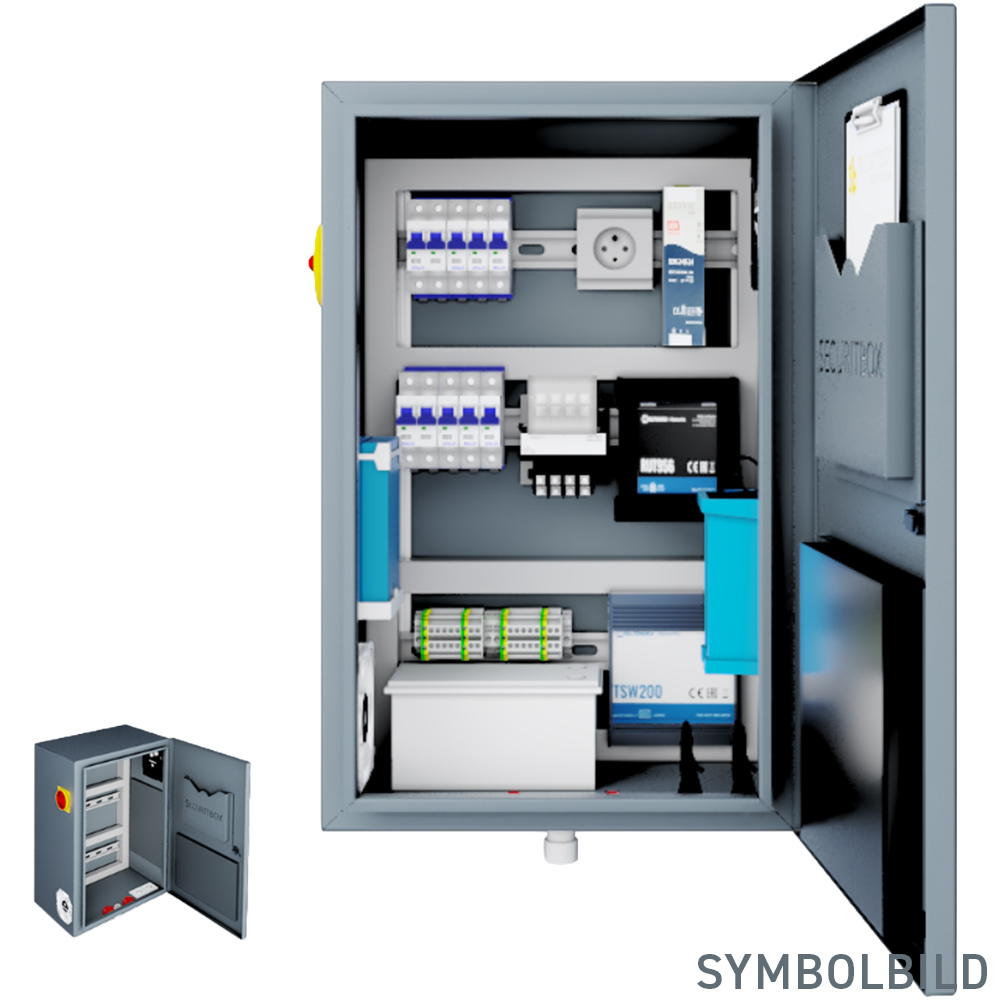 Elektronenschrank, Schaltschrank, Kleinbauteile, Schutzgehäuse, ZusatzAusstattung