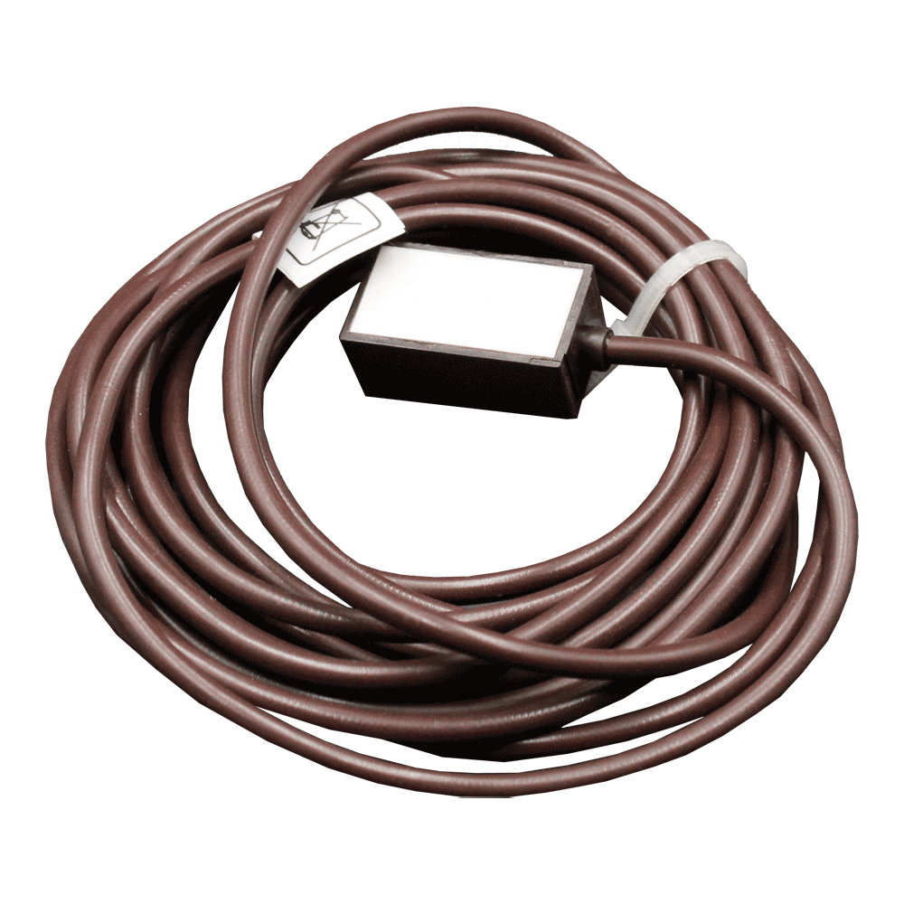 Brauner passiver Glasbruchmelder mit 3 m Kabel, 4-adrig, VSÖ/VdS-zertifiziert