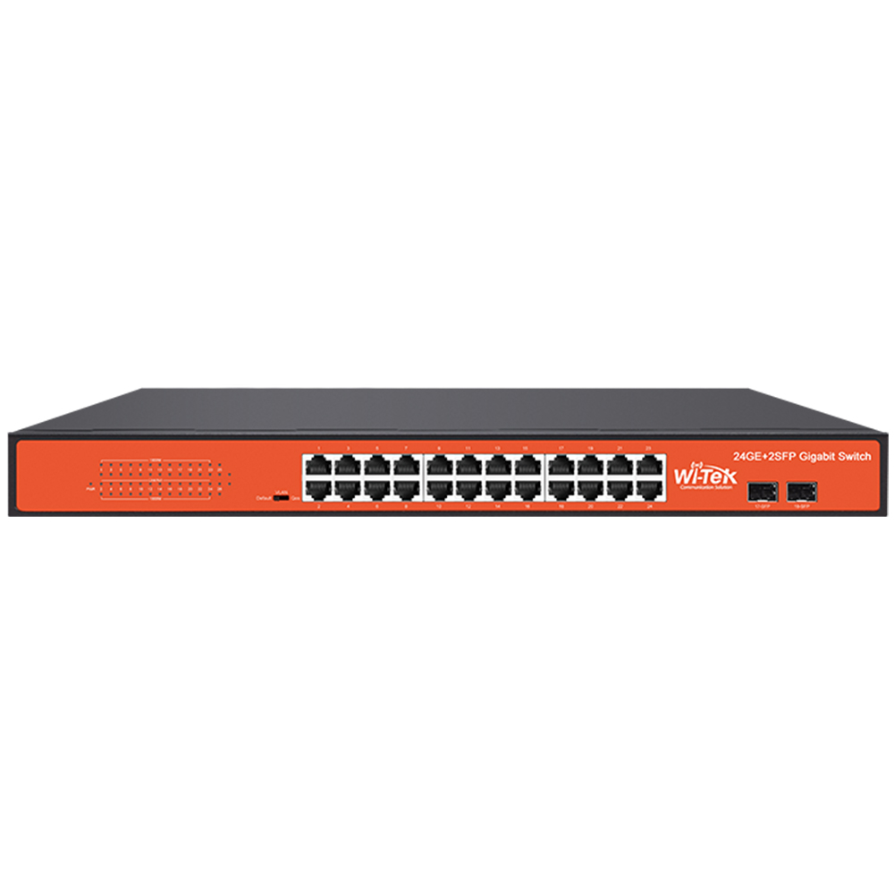 Switch, 24 Ports, 2 Ports SFP, Rack, Destkop