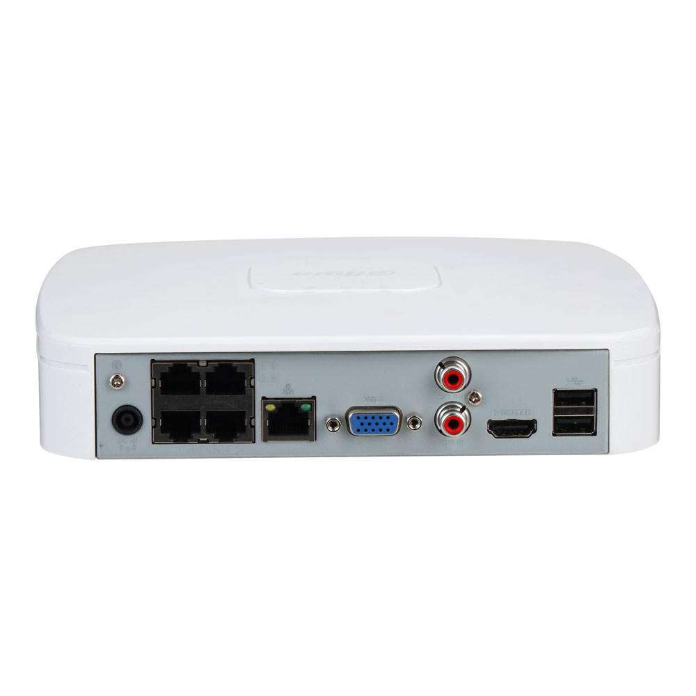 Dahua WizSense IP-Rekorder, 4 Kanäle, max. 16MP, H.265+, 1 SATA à 16TB-2