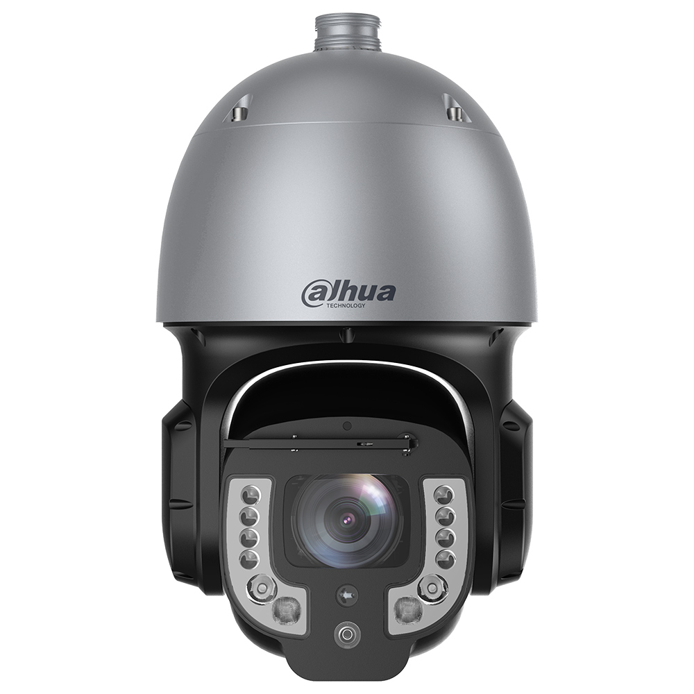 IP-PTZ-Dome-Kamera, 4 MP, 6 – 252 mm, IP67, grau