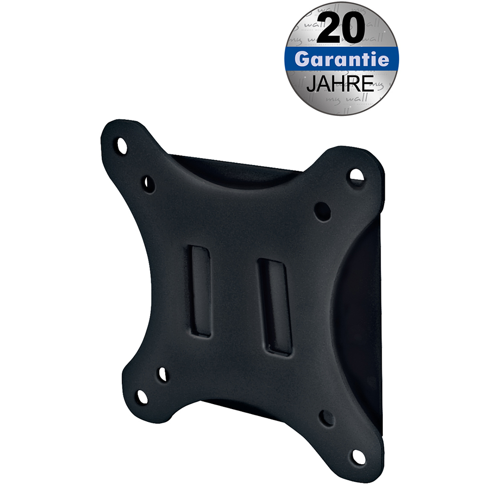 monitorhalter, wandhalterung, VESA-halterung, schwarzer Kunststoff, verstellbare Arme