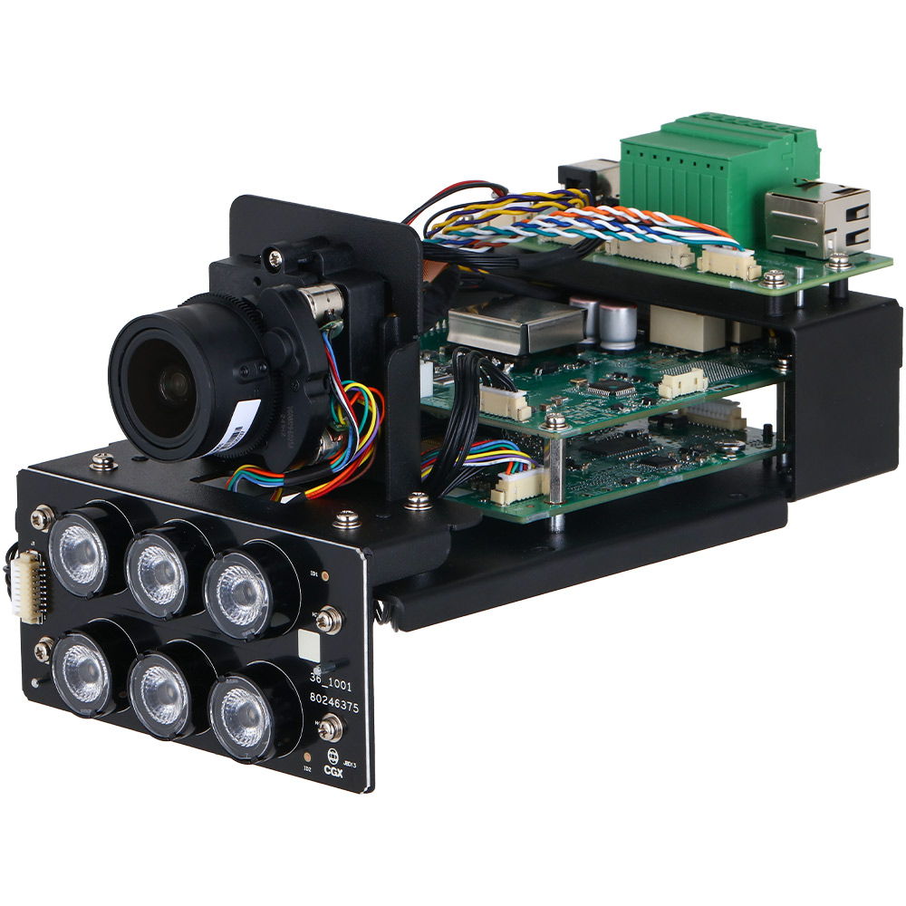 IP-Kennzeichen-Bullet-Kamera, 4 MP, 2,7 - 12 mm, IR 6,8 m, ohne Gehäuse