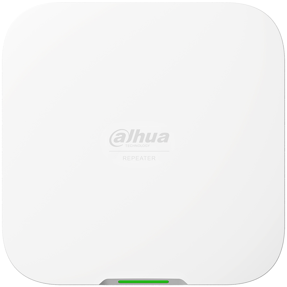 Dahua Repeater im weißen Gehäuse mit grüner LED, von Vorne