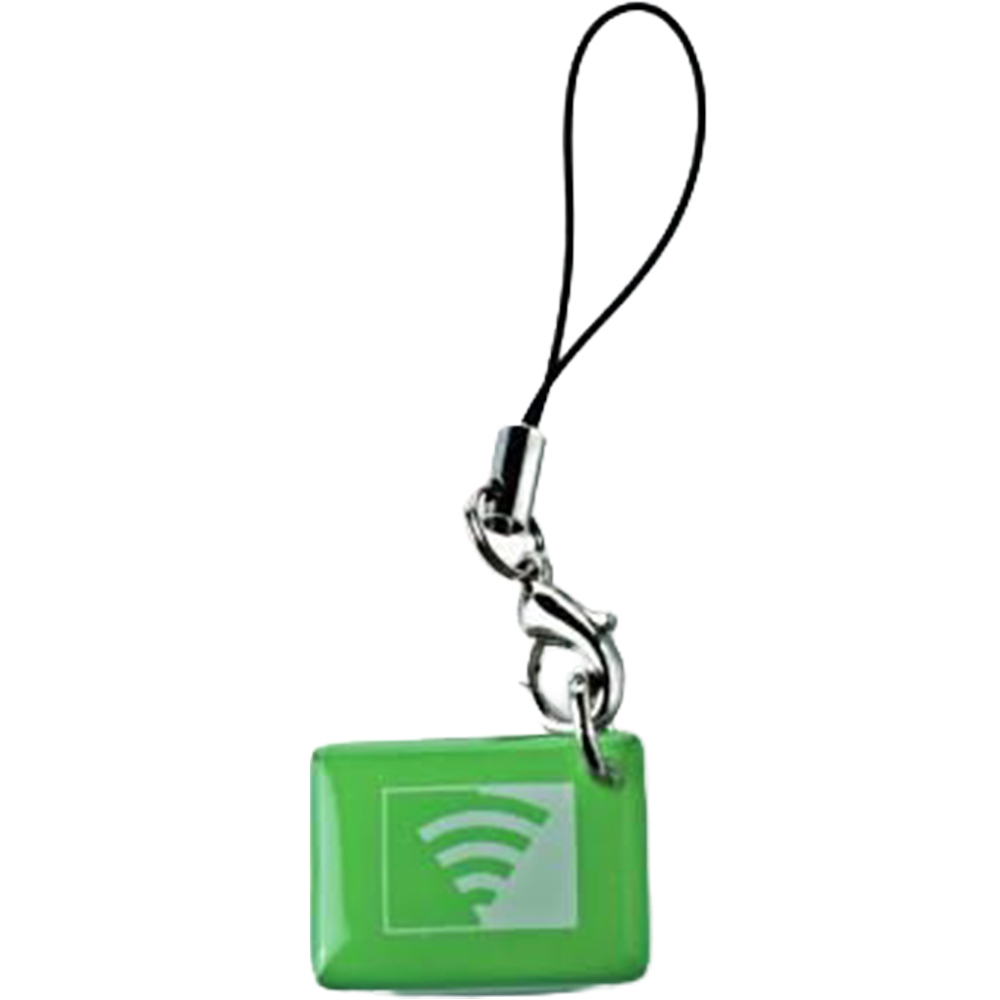 Schlüsselanhänger, Lanyard, Grün, Barcode, WiFi