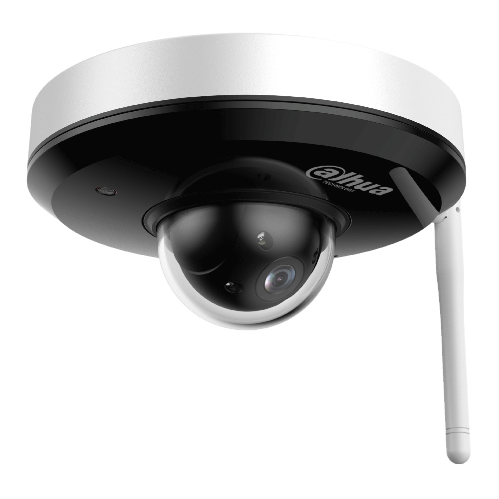Dahua Wlan-IP-Mini-PTZ-Dome-Kamera 4MP, 2,8 -12mm Vario, IR 20m, PoE, IP66-4