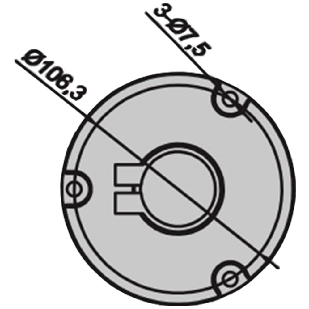 Haltestange gewinkelt, Ø38mm, 200x1000mm, weiß-4