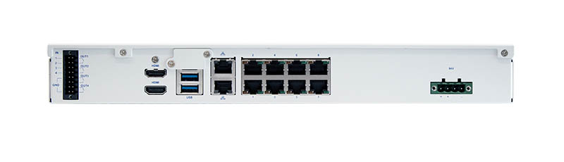 Switch, Netzwerk-Switch, Rack-Mantel, LAN-Anschlüsse, PoE nicht sichtbar