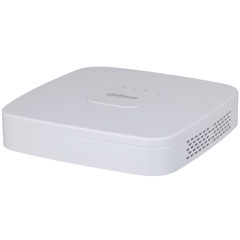 HD-CVI-Rekorder, 4 Kanäle, 8 Kanäle IP, 1x SATA à 16 TB, 1U, weiß