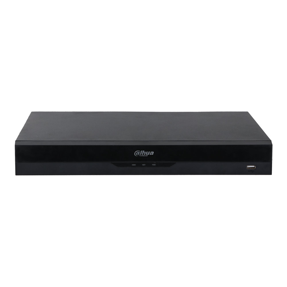 Dahua WizSense IP-Rekorder, 8 Kanäle, max. 16MP, H.265+, 2 SATA à 16TB-3