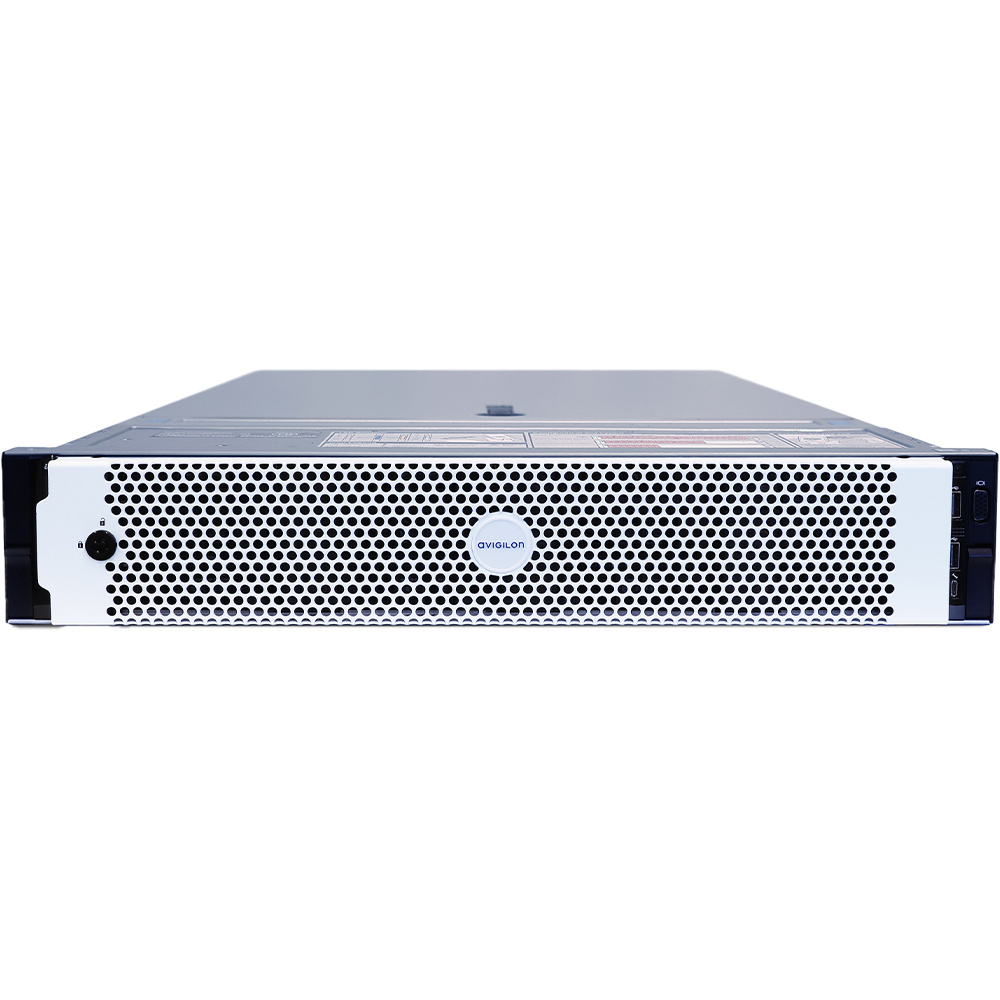 IP-Rekorder, 10x SATA, 24 TB, NDAA, 2U, schwarz