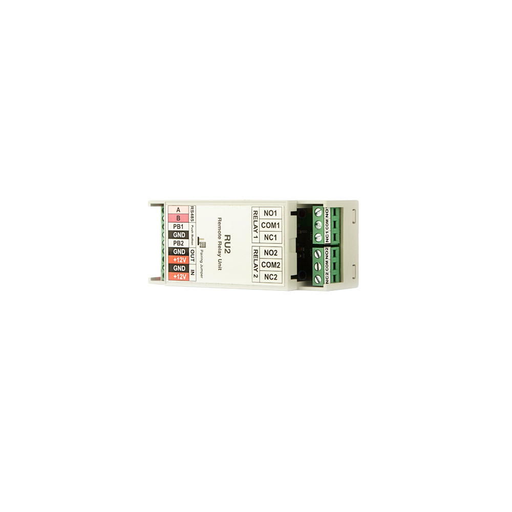 Visual Abgesetzte Steuereinheit, 2 Relais, RS485 Bus, Hutschienenmontage, 12V DC-1