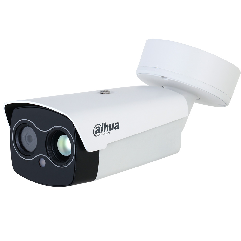 Sicherheitskamera, CCTV, weiße Gehäuse, Dual-Linsen, außerhalb geeignet