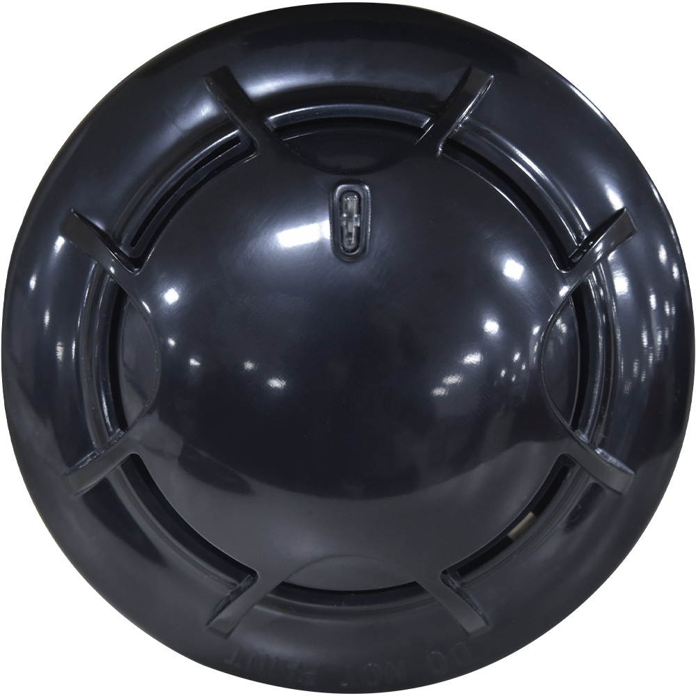 Konventioneller Rauchmelder, IP2X, schwarz, Decke