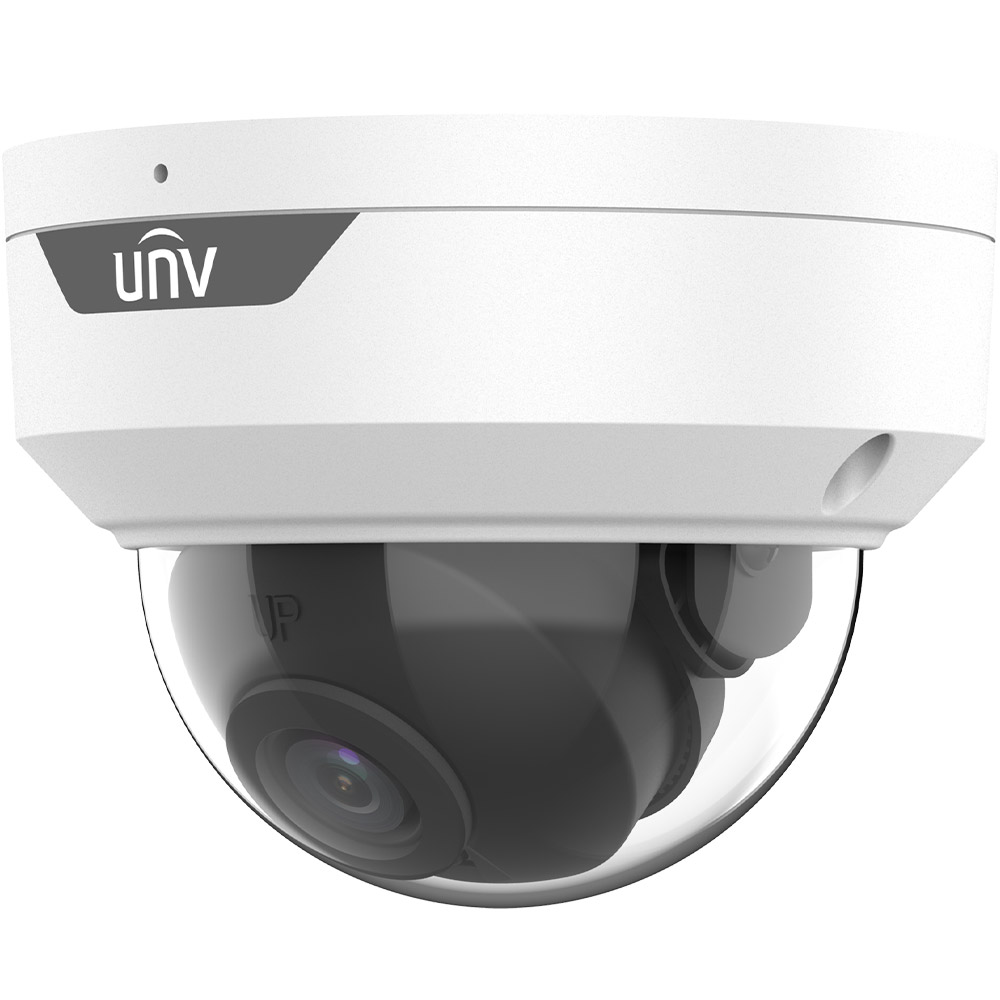 IP-Dome-Kamera, 8 MP, 2,8 mm, IR 30 m, IP67, IK10, NDAA, weiß