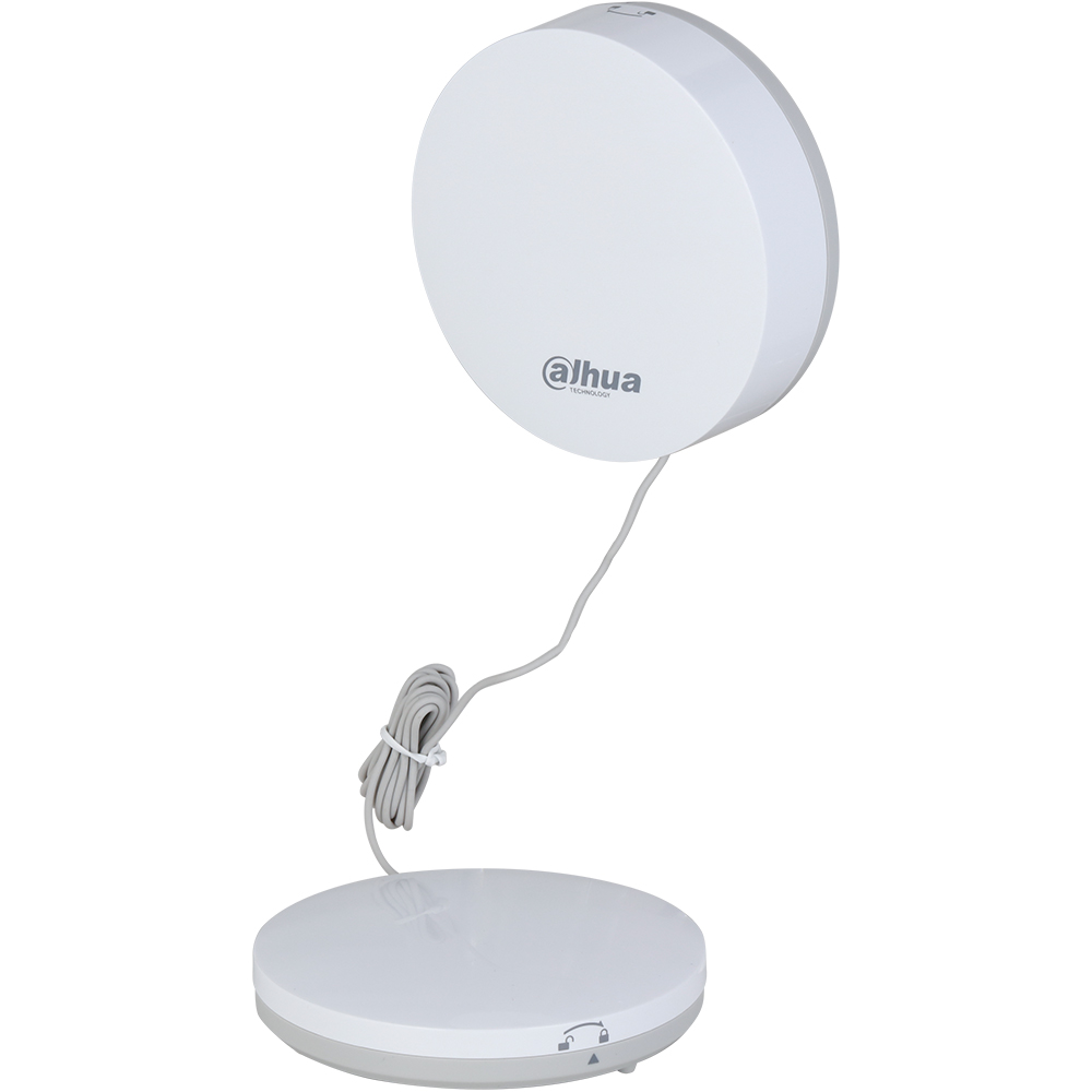 Dahua Funk-Wassermelder mit externem Sensor, 868–868,6 MHz, IPX5, weiß, Seitenansicht zur Leckageerkennung