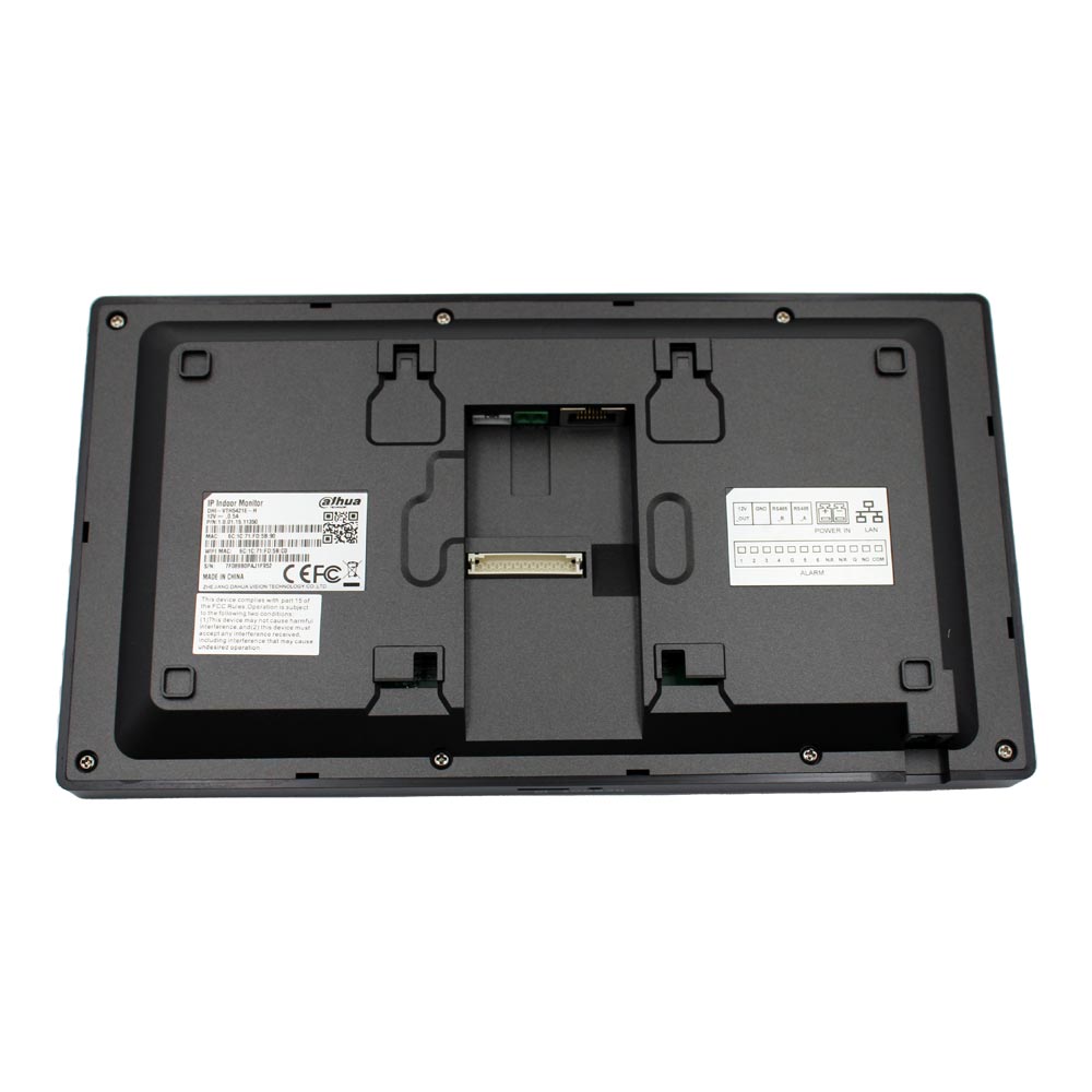 Innenmonitor mit Hörer, 7" LCD Monitor, 6x Alarm, 1x Alarm out,-4