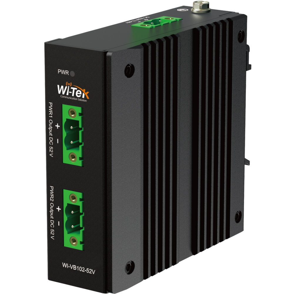 Wi-Tek Netzteil 52V DC, 120 W, IP40, DIN-Schiene, Wand