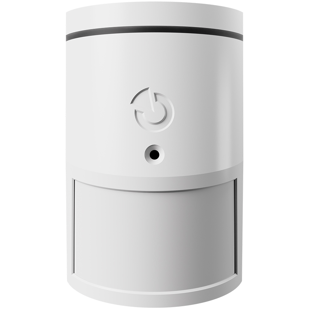 Jablotron BUS-PIR-Bewegungsmelder mit Glasbruchmelder, weiß, frontansicht