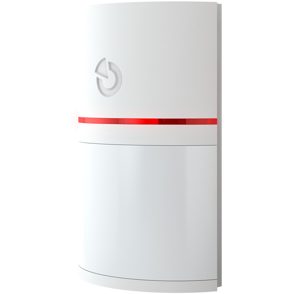 Jablotron Funk PIR-Bewegungsmelder, weiße Linse, 12m/90°, weiß, rote LED