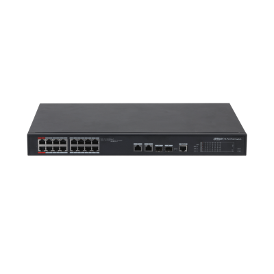 Desktop PoE-Switch, Hi-PoE, 16x Poe-Ports, 250m, 190W-1