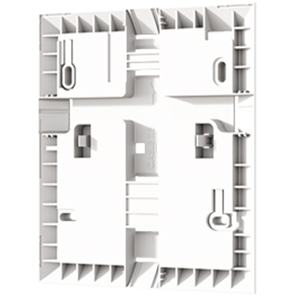 Aufputz-Halterung, Kunststoff, weiß