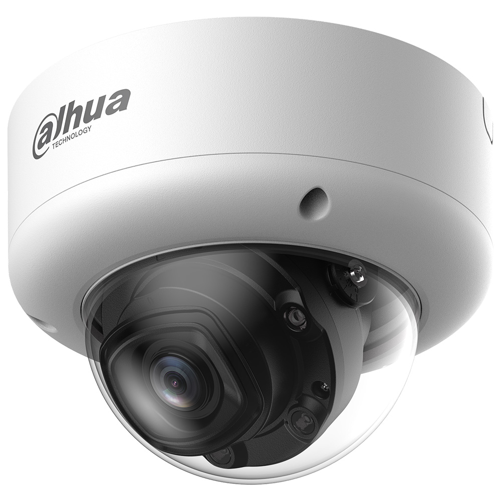 IP-Dome-Kamera, 8 MP, 2,7 - 12 mm, IR 60 m, IP67, IK10, weiß
