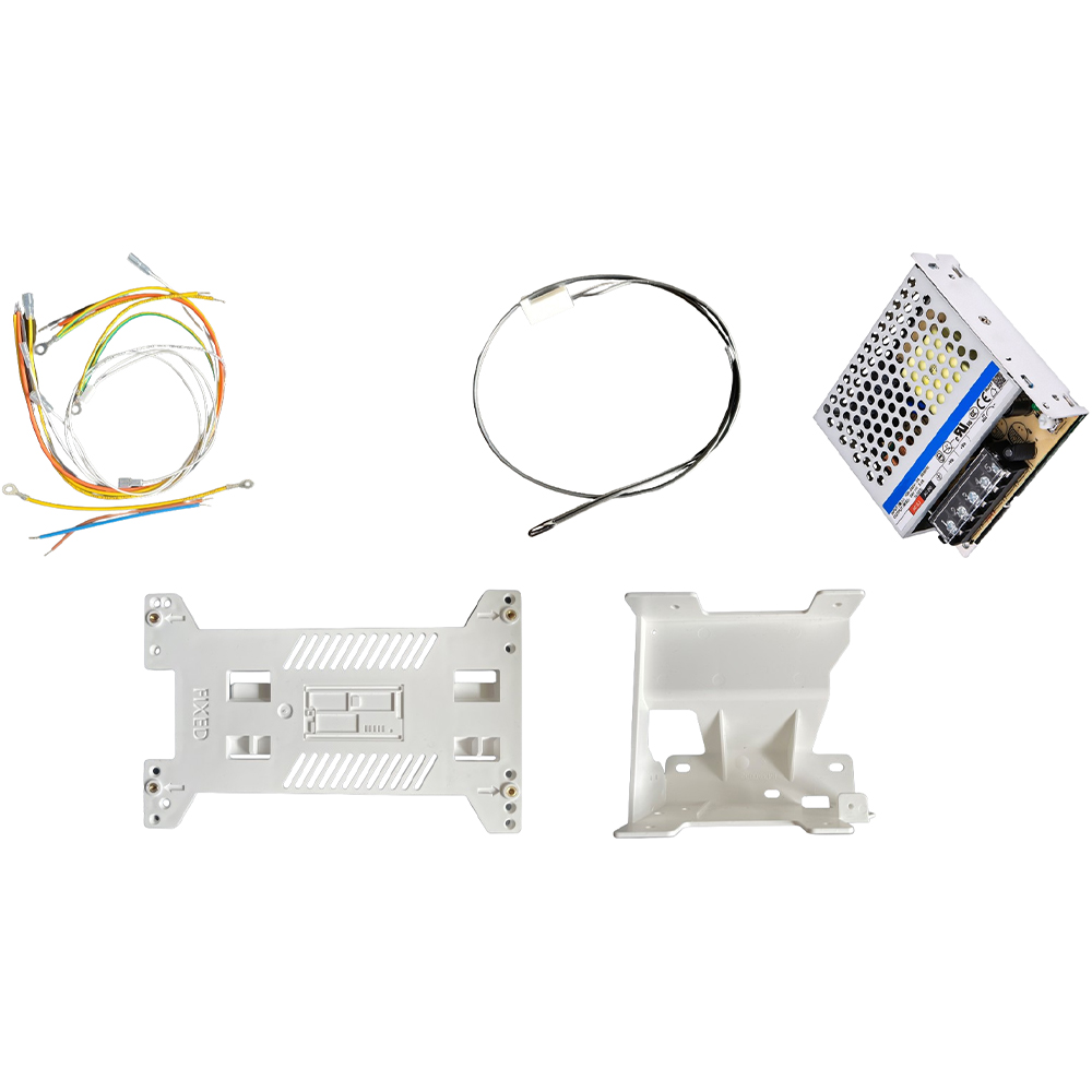 PC-Teile, Netzteil, Kabelbaum, Montageplatten, Halterung