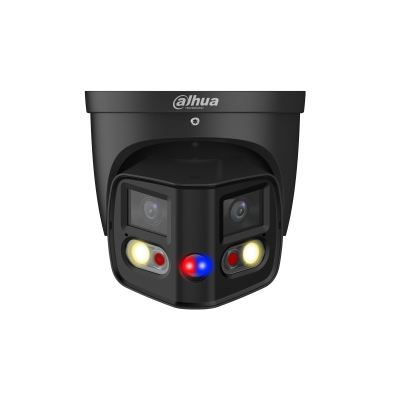 Dahua IP-Dual-Lens-Kamera, Splicing, TiOC, 2x4MP, 3,6mm fix, PoE, IR 25m, SMD 4.0,  schwarz-2