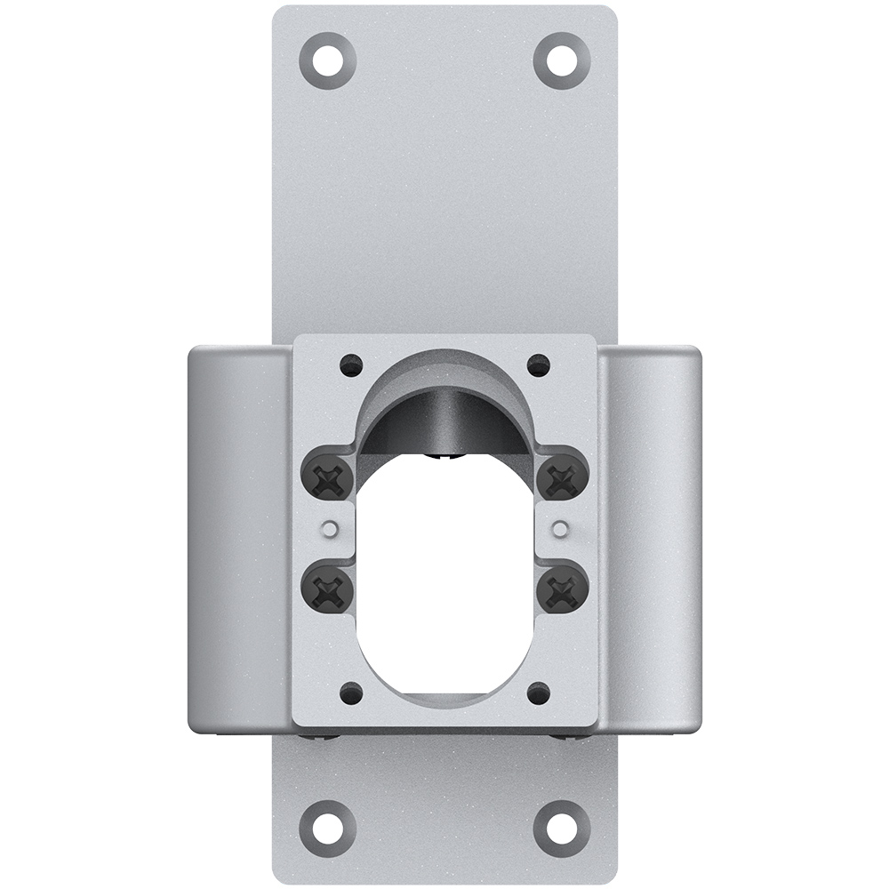 Dahua Halterung für Bewegungsmelder mit Kamera aus Aluminium, silberfarben, schräge frontal Ansicht zur stabilen Wandmontage