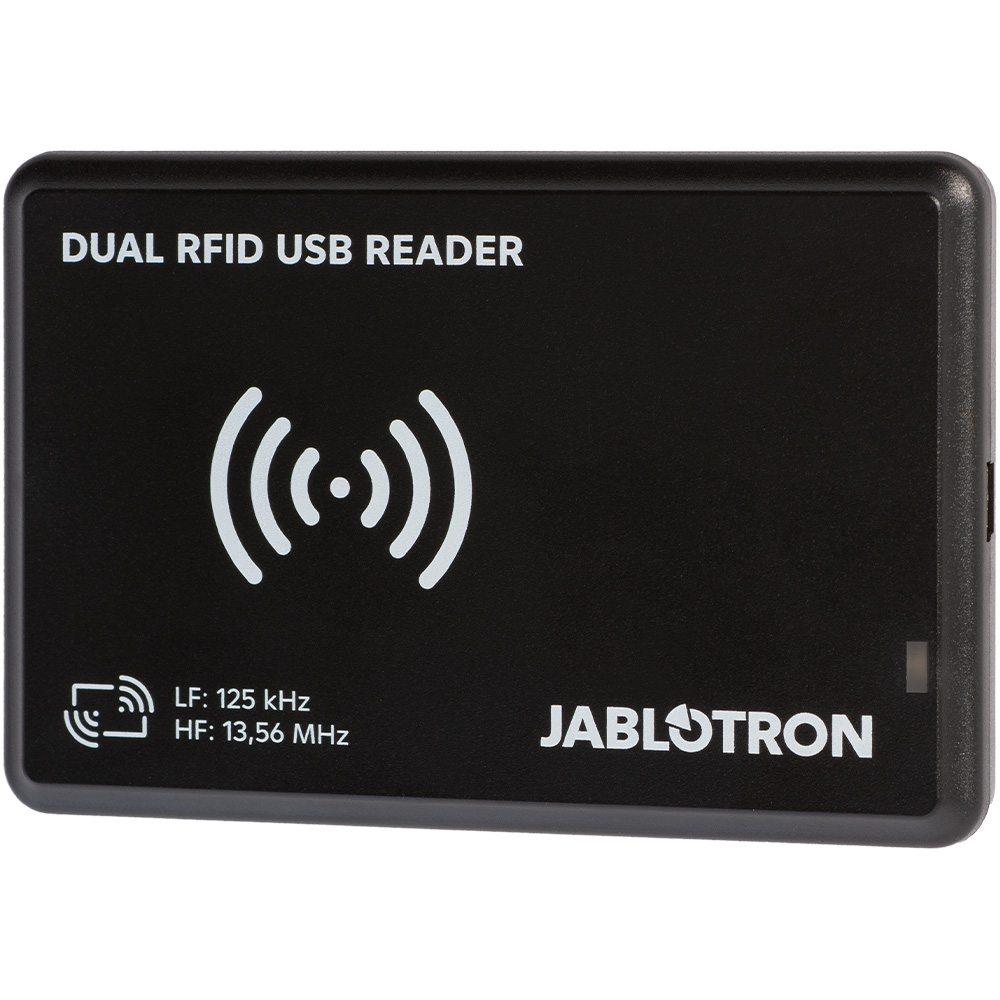 Jablotron Dual RFID-MIFARE-USB-Leser, 125kHz, 13,56MHz, schwarz