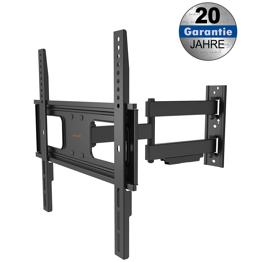 TV Wall Mount, Swivel Bracket, VESA compatible, Black, Weight capacity