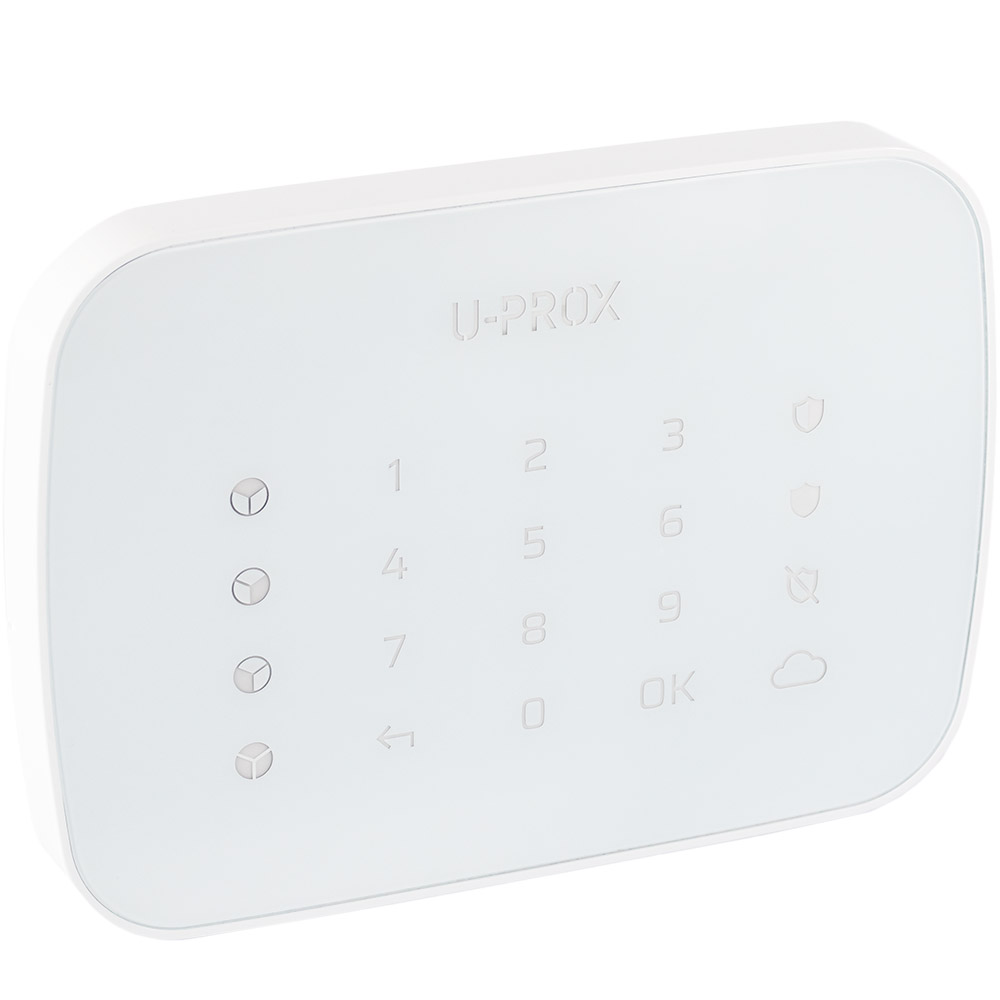 U-PROX Bedienteil, Tastatur, 4 Zonen, 868 - 868,6 MHz, Grad 2, weiß-5