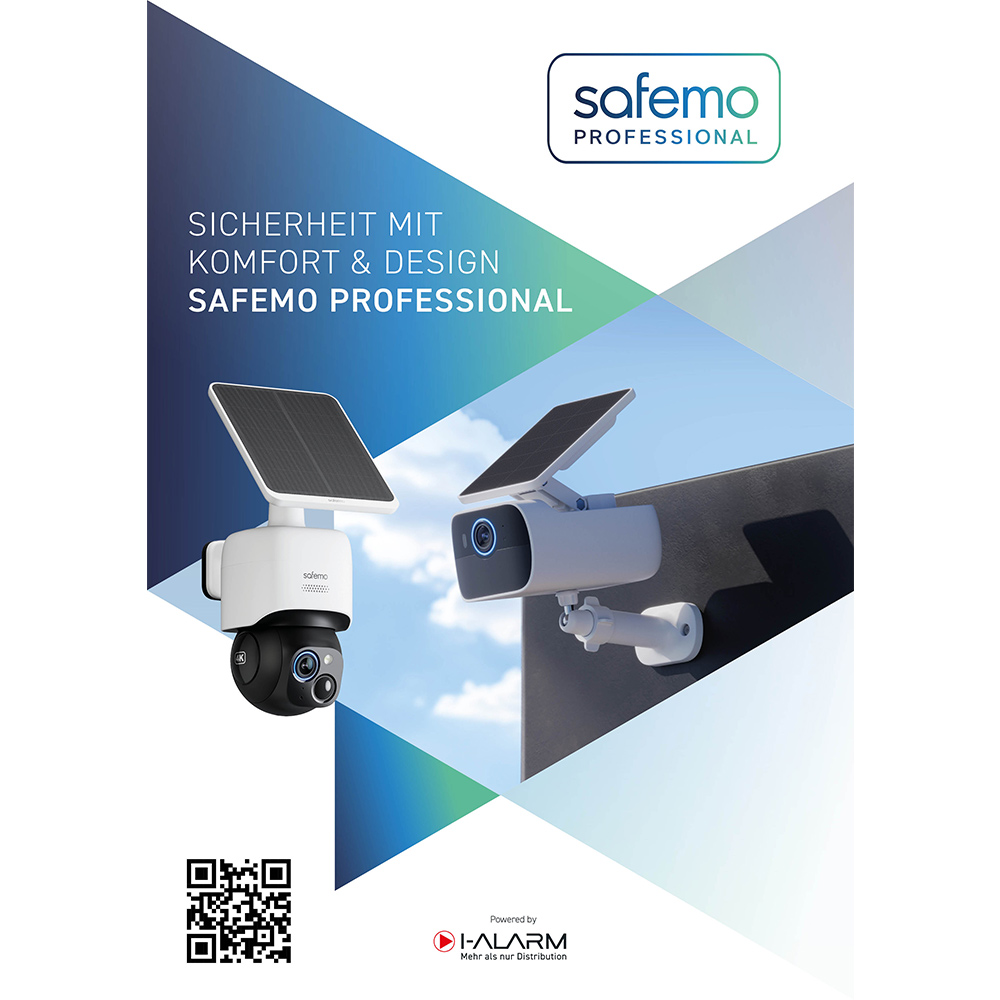 SAFEMO PROFESSIONAL Endkundenbroschüre, 8-seitig
