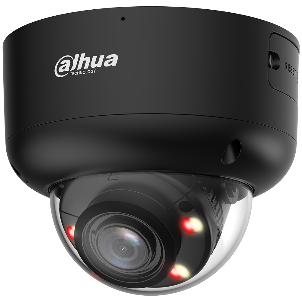IP-Dome-Kamera, 8 MP, 2,7 - 12 mm, IR 60 m, IP67, IK10, schwarz