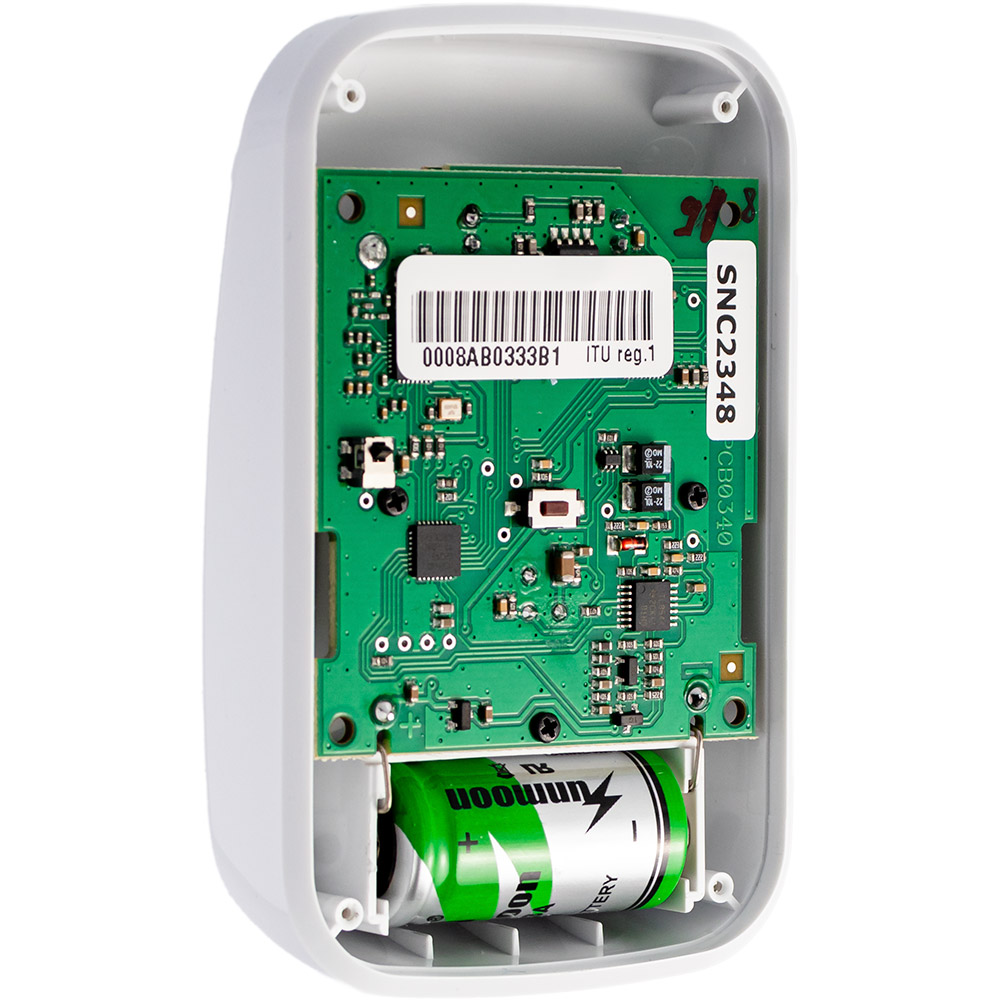 U-PROX Funk-PIR-Bewegungs- und Glasbruchmelder mit Vorhanglinse, 10m/7,5°, 8m/120°, 868 MHz, weiß-3