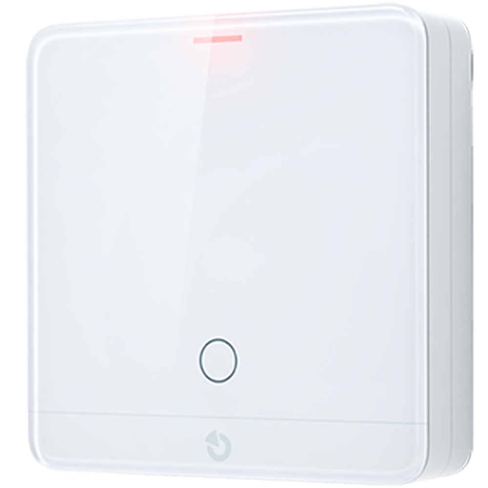 Funk-Temperatur- und Luftfeuchtigkeitssensor, inkl. Thermostat, IP31, weiß