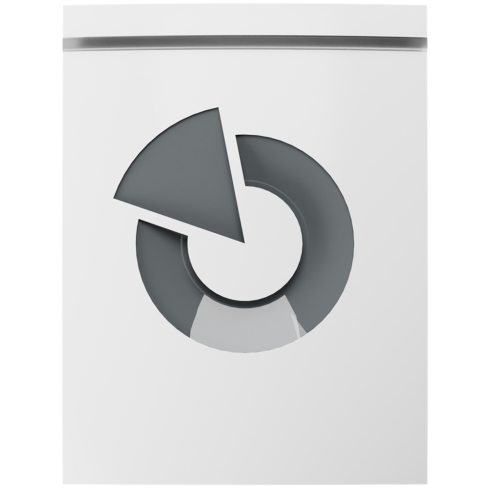 Jablotron Innensirene für Steckdose, Vorderseite mit Logo und LED-Anzeige