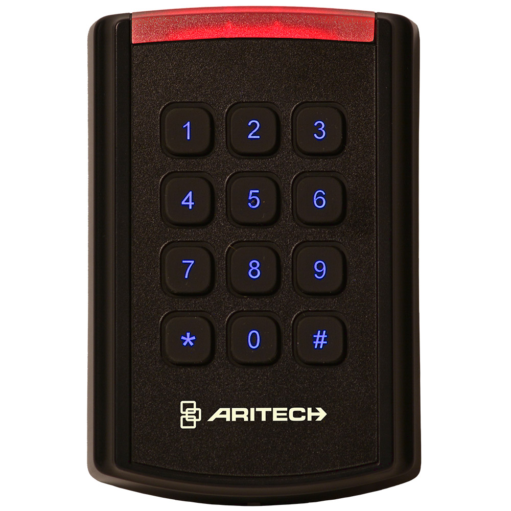 MIFARE-Leser, 13,56 MHz, IP67, IK09, schwarz, Aufputz