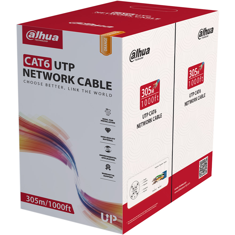 Netzwerk-Kabel, UTP CAT6, 305m, 1000ft, Netzwerk-Verkabelung