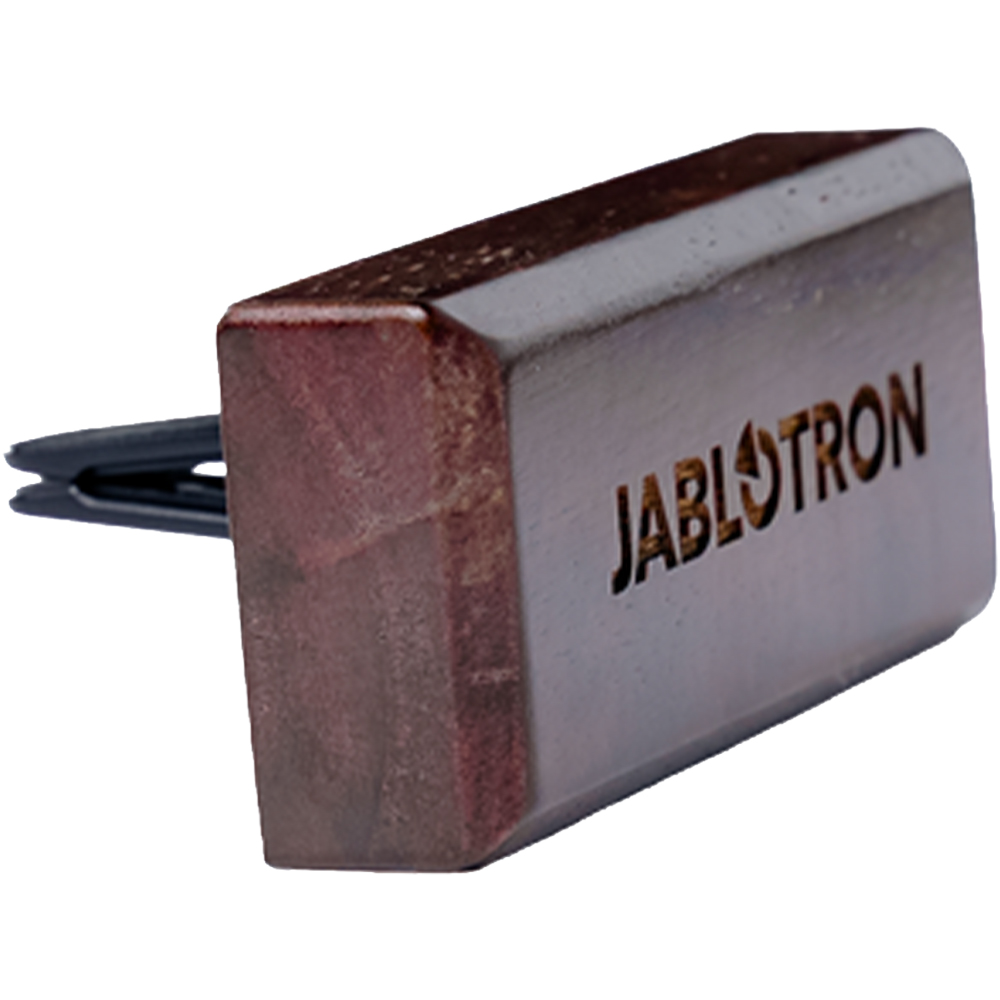Dufterfrischer für das Auto zum Stecken in Braun mit Jablotron Relief