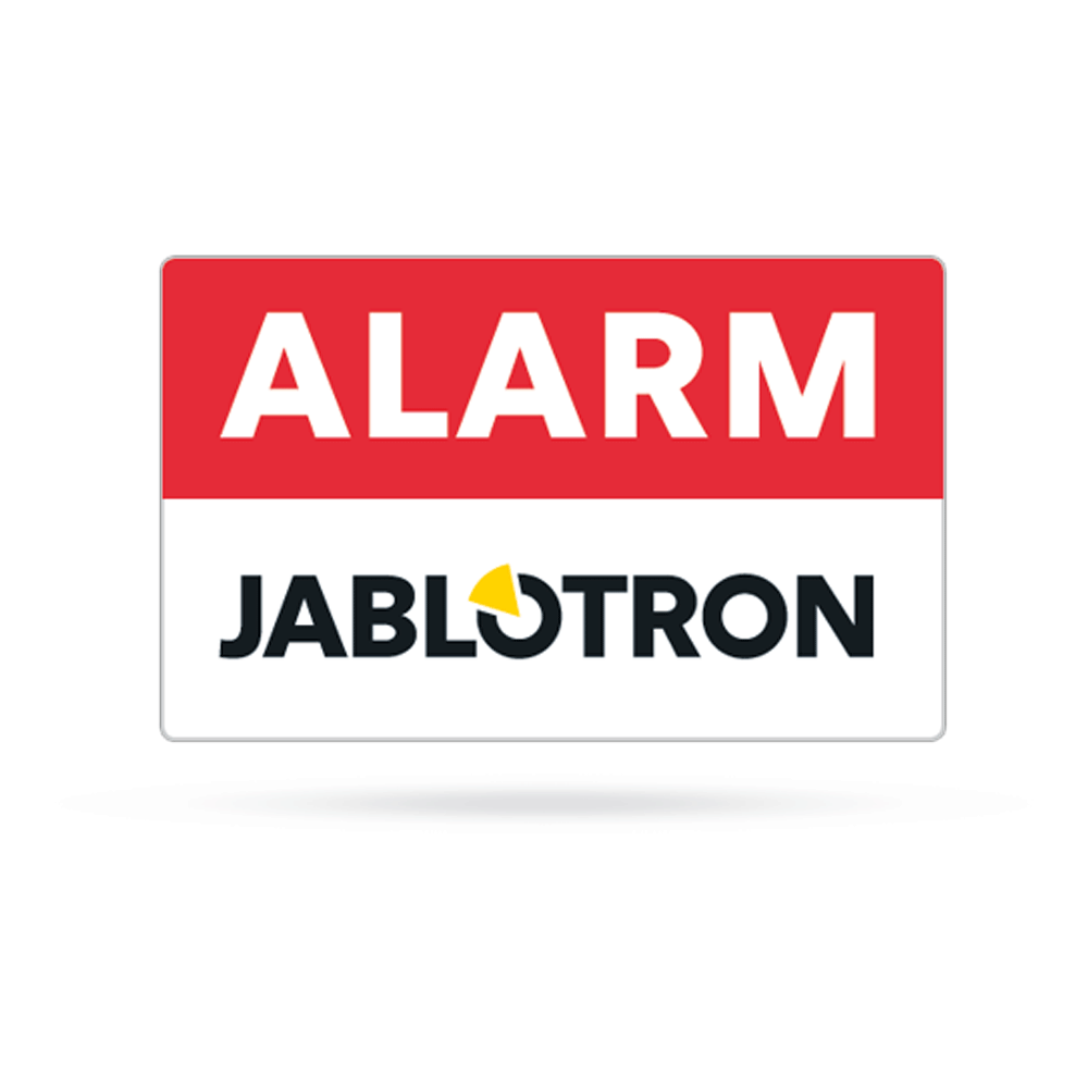 Fenster-Aufkleber Alarm Jablotron 80x50mm-1