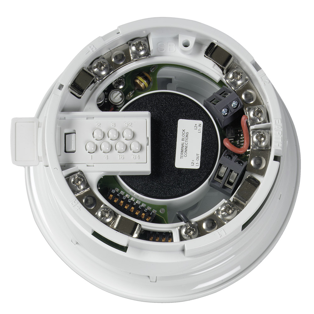 Sockelsignalgeber mit Isolator- für Ringleitungen, DIN-Ton, XP95-1